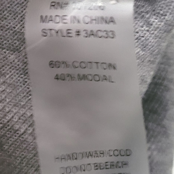 SOFT Surroundings Offshore Pullover Navy Stripe - Picture 4 of 8